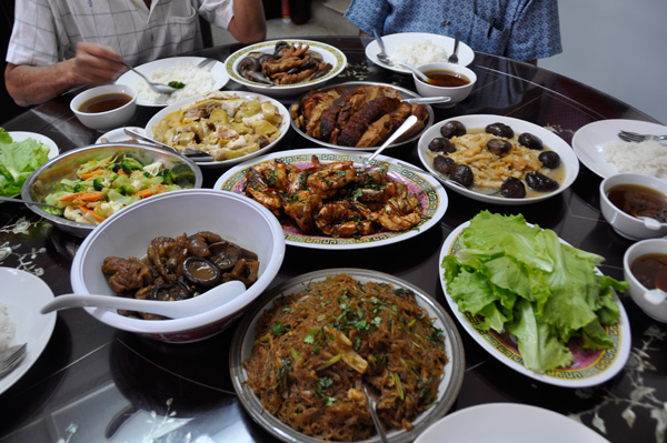 Chinese New Year meal