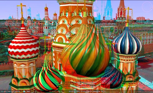 3D Anaglyph St Basil's CathedralRed squareRussia by 3D Anaglyph Turkey