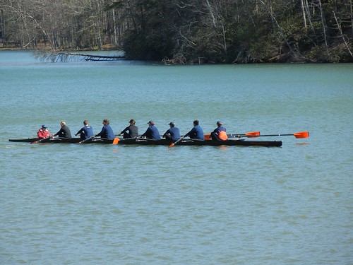 Rowing teams visit Hungry Mother State Park for scrimmage