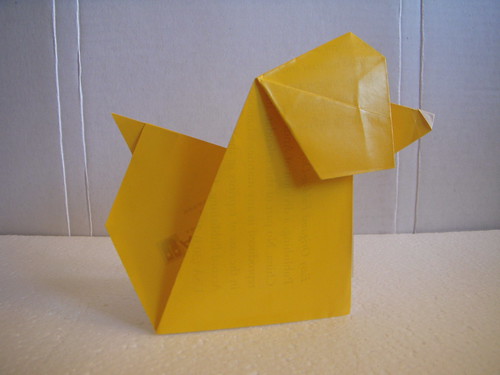 Origami #20: Barking Dog