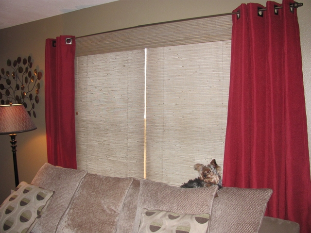 New bamboo blinds
