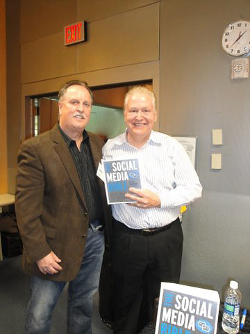 Charles G. Irion with the author of The Social Media Bible, Lon Safko