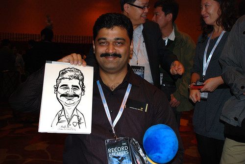 Caricature live sketching for EMC APJ Salers Kick Off 2011 - 11