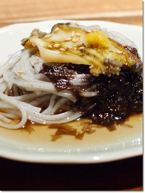 Abalone with Sesame Fine Noodles