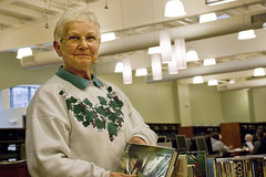 Librarian Marjorie Moistner