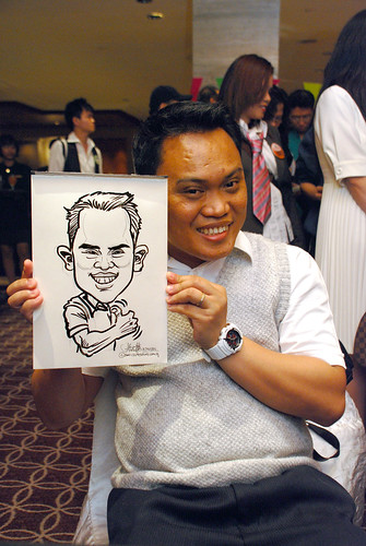 Caricature live sketching for Swire Pacific Offshore & The China Navigation Company Pte Ltd Annual D&D - 4