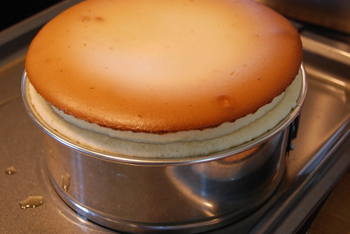 Cheesecake after Baking