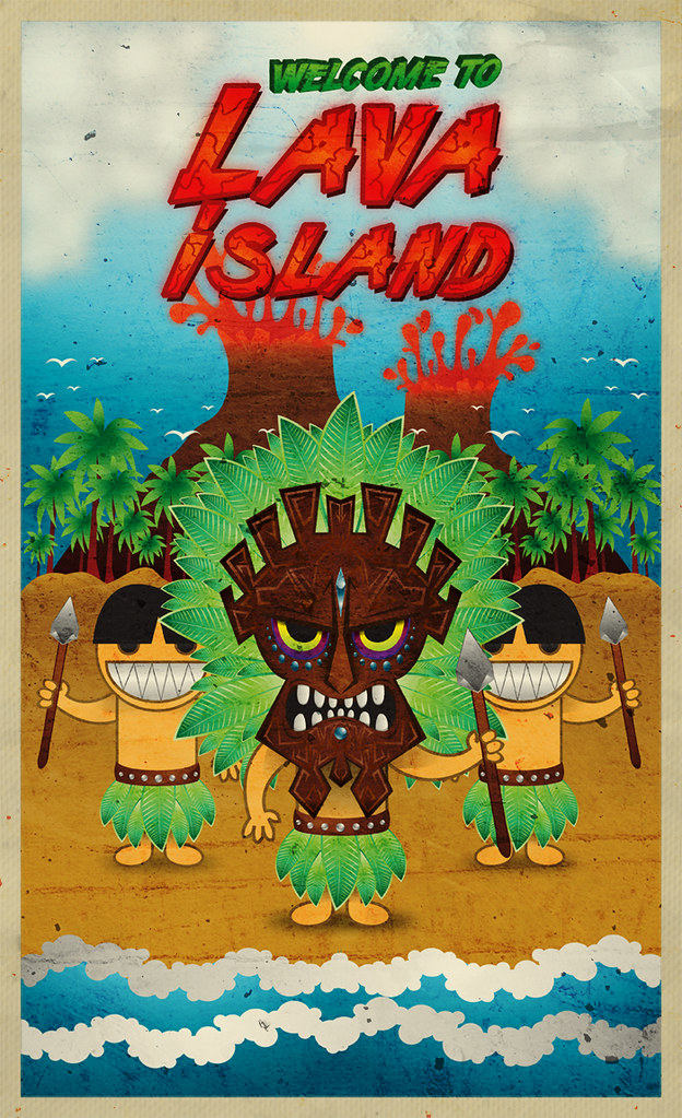Create a Lava Island Scenario in Illustrator