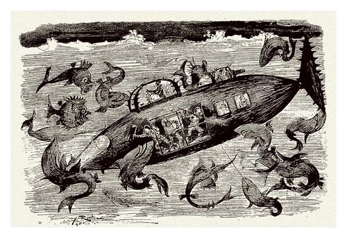 023-Las grandes cacerias submarinas-Le Vingtième Siècle 1883- Albert Robida