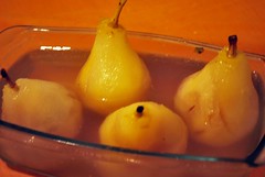 Peras en almibar de vainilla (1)