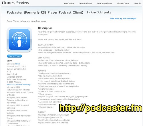 Podcaster on iTunes
