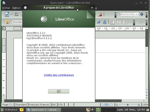 LibreOffice 3.3.1 OpenSuSE 11.4