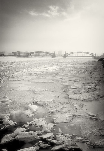 Great Peters bridge on the ice