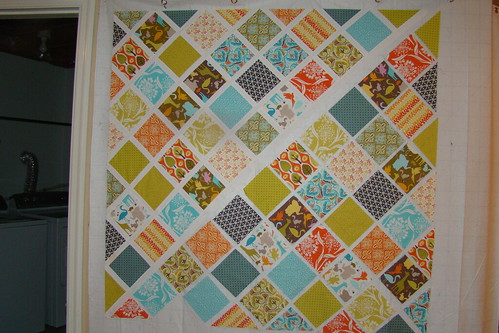 Central Park baby quilt WIP