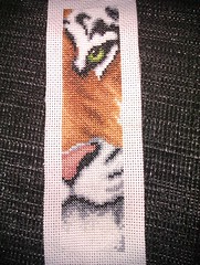 1. Tiger bookmark finished!