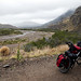 Paesaggio dopo il confine Chileno del Paso Roballos