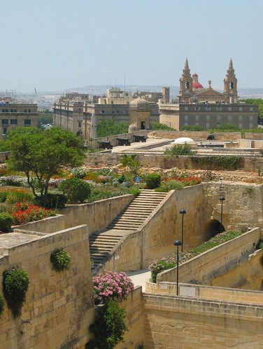 Valletta's defensive walls