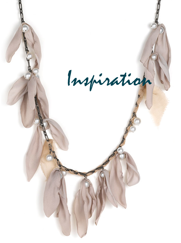 Lavin drop pearl chain necklace - inspiration for diy
