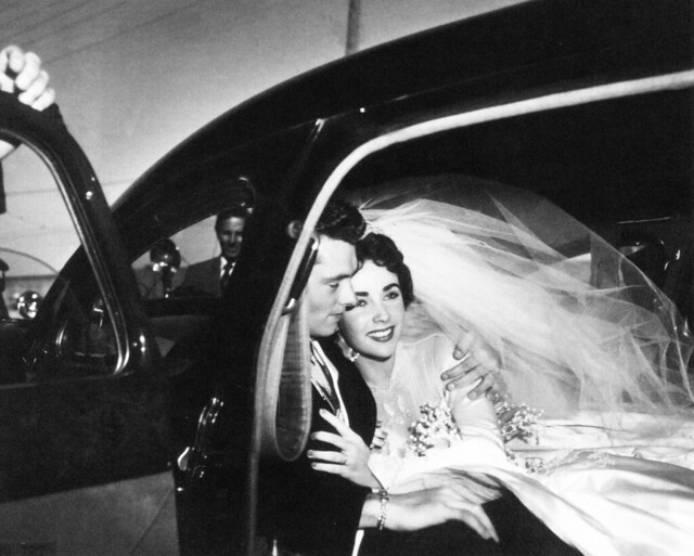 Conrad Hilton and Elizabeth Taylor
