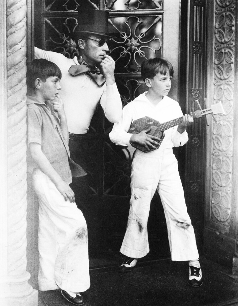 Buster Keaton and his sons