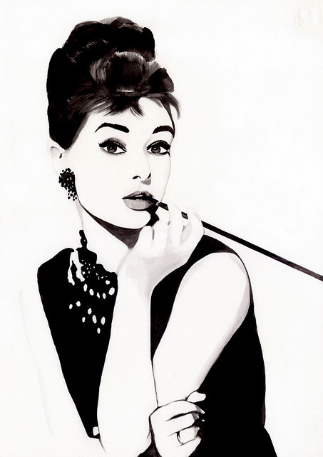 Audrey Hepburn by Amilka