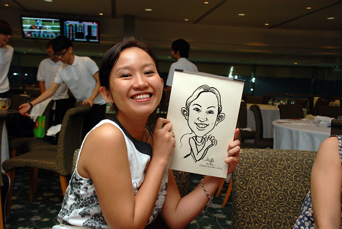 caricature live sketching for Thorn Business Associates Appreciate Night 2011 - 38