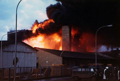 Brandkatastrophe Fa. Linde Kostheim - Januar 1971