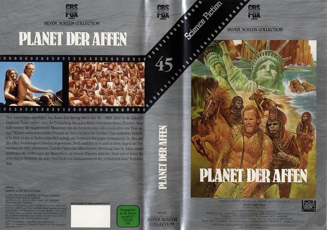 Planet Of The Apes (VHS Box Art)