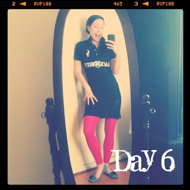 February Tights Challenge:Day 6: Raving Polo Match?