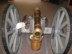 Cannon in the visitors center