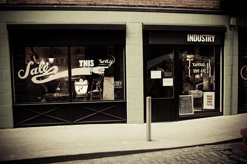 Industry - recycled goods shop