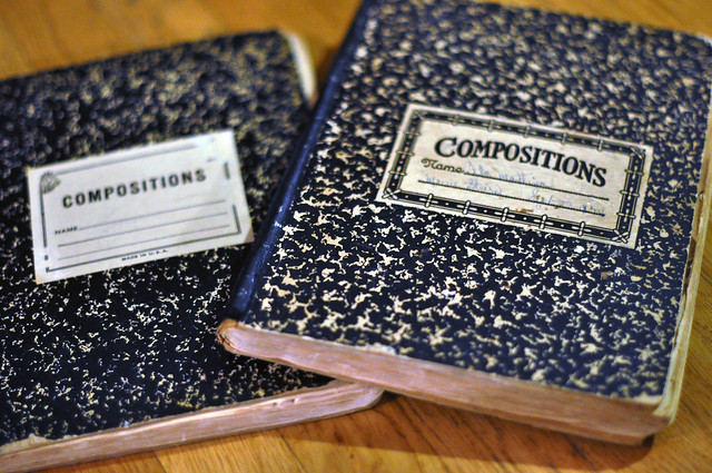 composition books from the 1930's, old hollywood movie stars, DSC_0337