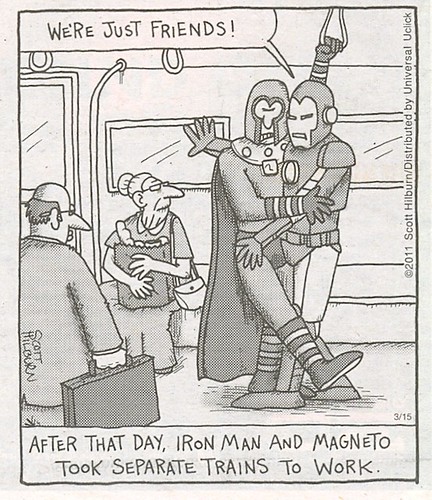 Iron Man & Magneto being "Just Friends"!
