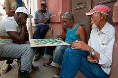 Street checkers, Centro Habana