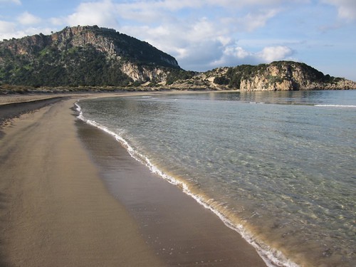 The beach at Voidokilia