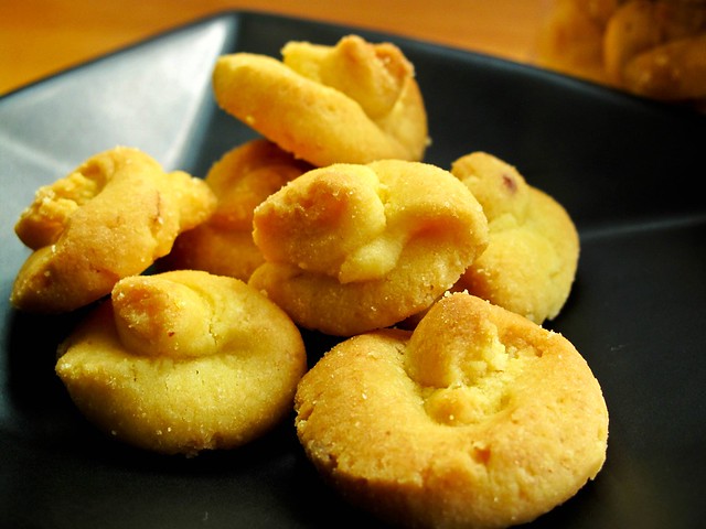 IMG_2385 Cookies with custard powder, 吉士打粉曲奇