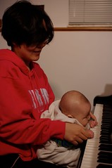 Mom and Baby practicing