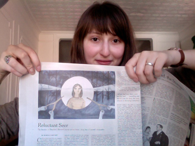 me & the paper: utterly unprofessional excitement