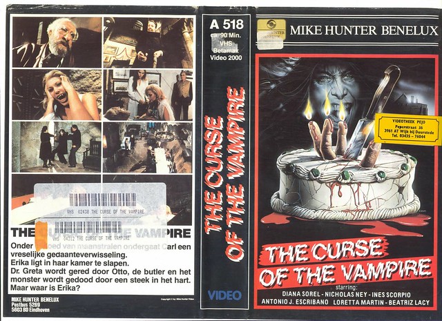 The Curse Of The Vampire (VHS Box Art)
