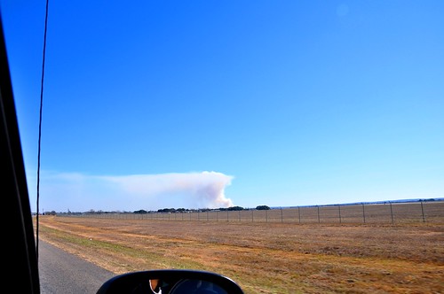 Spotted a 100 acre fire in the distance