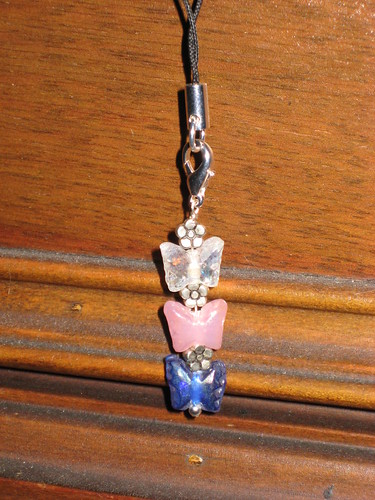 Day 59: Butterfly Cell Phone Charm 