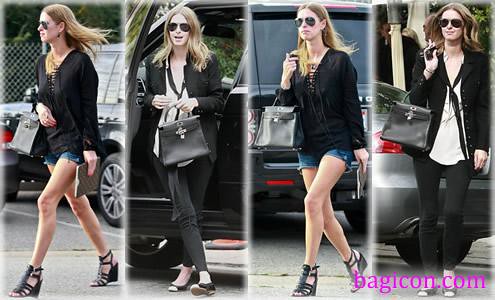 Nicky Hilton and Hermes Kelly Bag by celebritiesbags