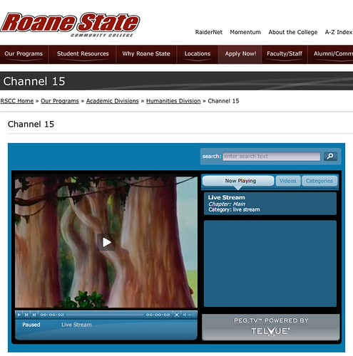 CHANNEL 15 NOW ON LINE
