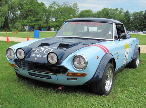 1972 Fiat 124 Spider CSA Abarth Hardtop Vintage Race Rally Car Replica for