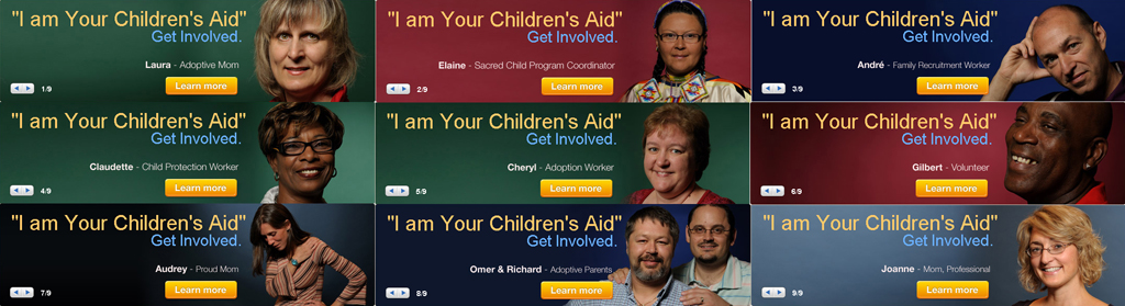 I am Your Children's Aid - banners