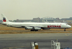 Nationair DC-8-63 C-GQBA TLS 13/08/1990