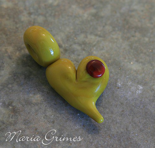 Olive You Heart Pendant