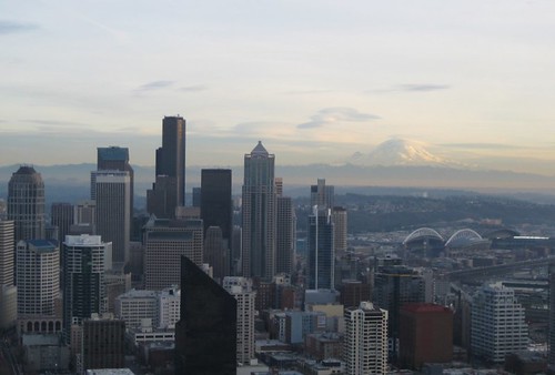 Mount Rainier & Downtown Seattle