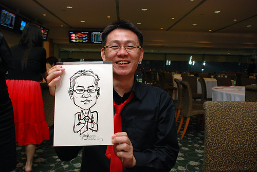 caricature live sketching for Thorn Business Associates Appreciate Night 2011 - 41