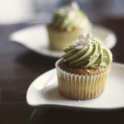 Green Tea Cupcake